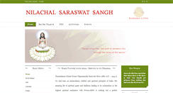Desktop Screenshot of nilachalsaraswatsangh.org