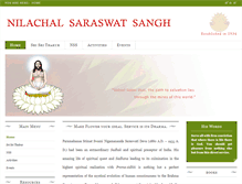 Tablet Screenshot of nilachalsaraswatsangh.org